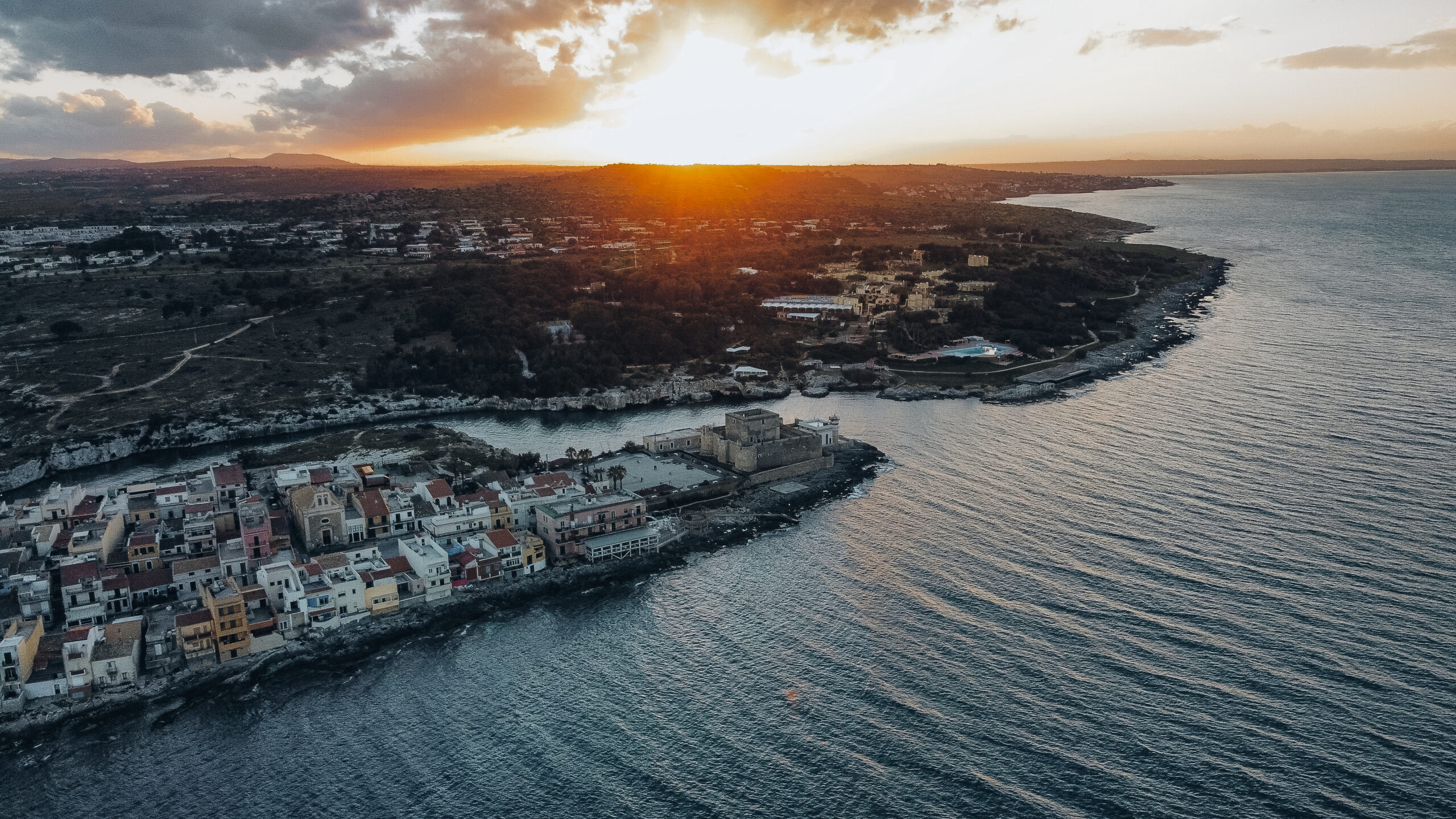 Brucoli with Sunset