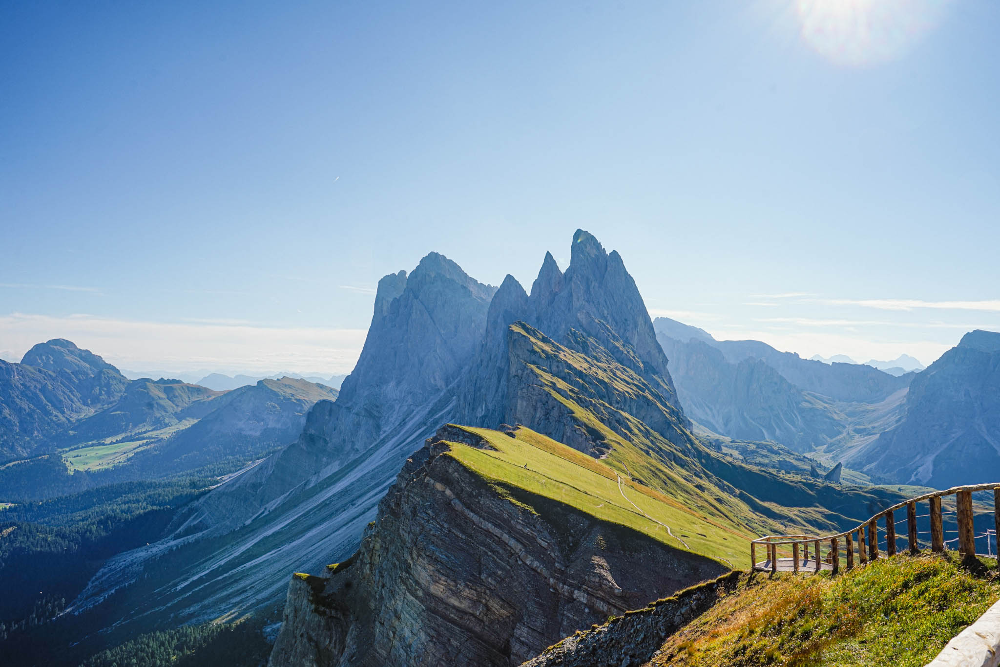 Seceda Hiking Trail Dolomites Italy